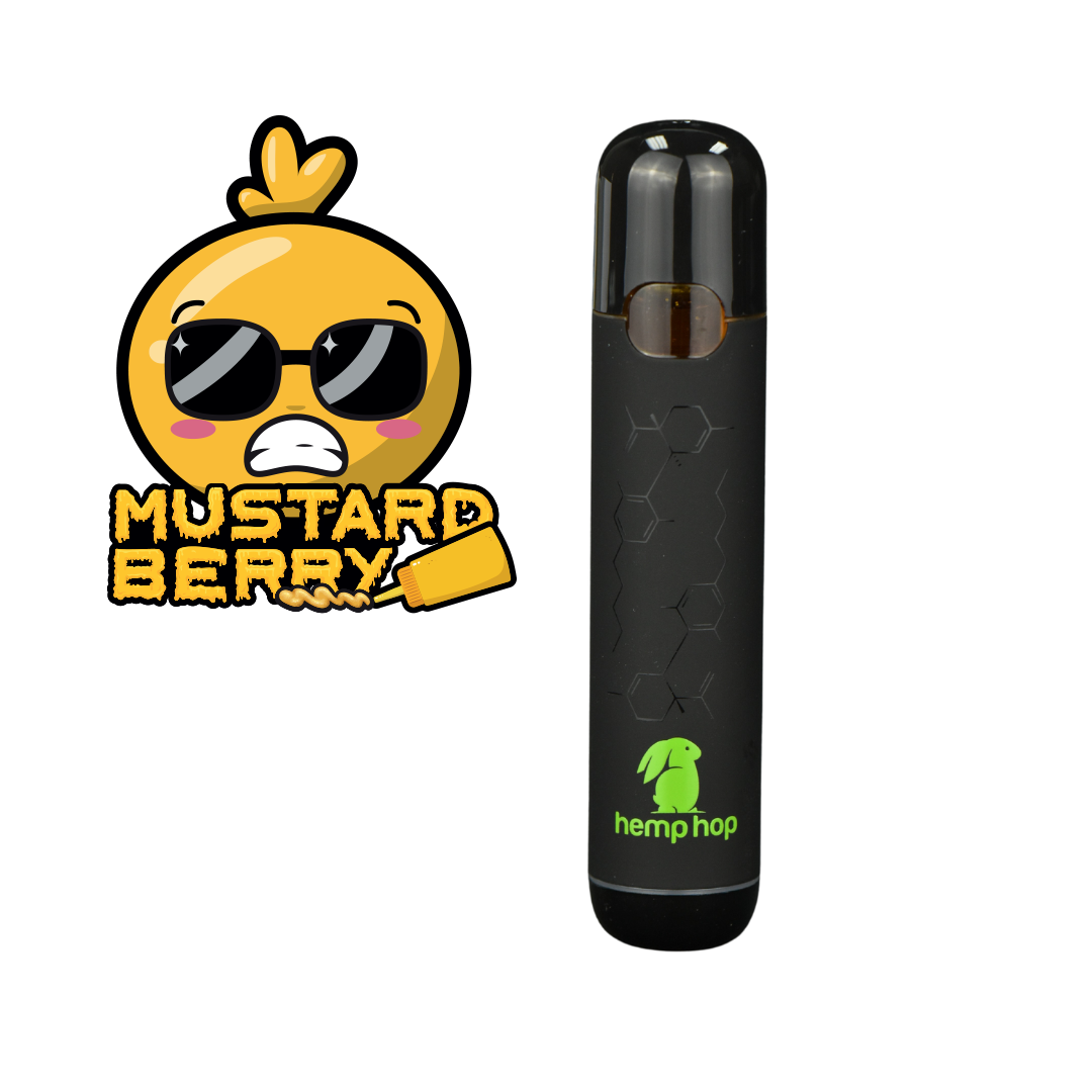 Buy Mustard Berry Live Resin Disposable Vape Online Hemp Hop