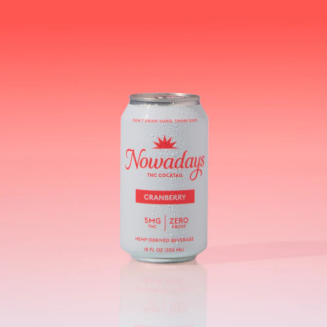 Nowadays Cranberry Canned Cocktail 5mg THC (Limited Edition) 355ml