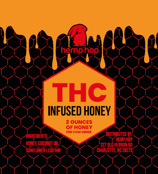 Buy THC Infused Honey Online Honey With THC at Hemp Hop