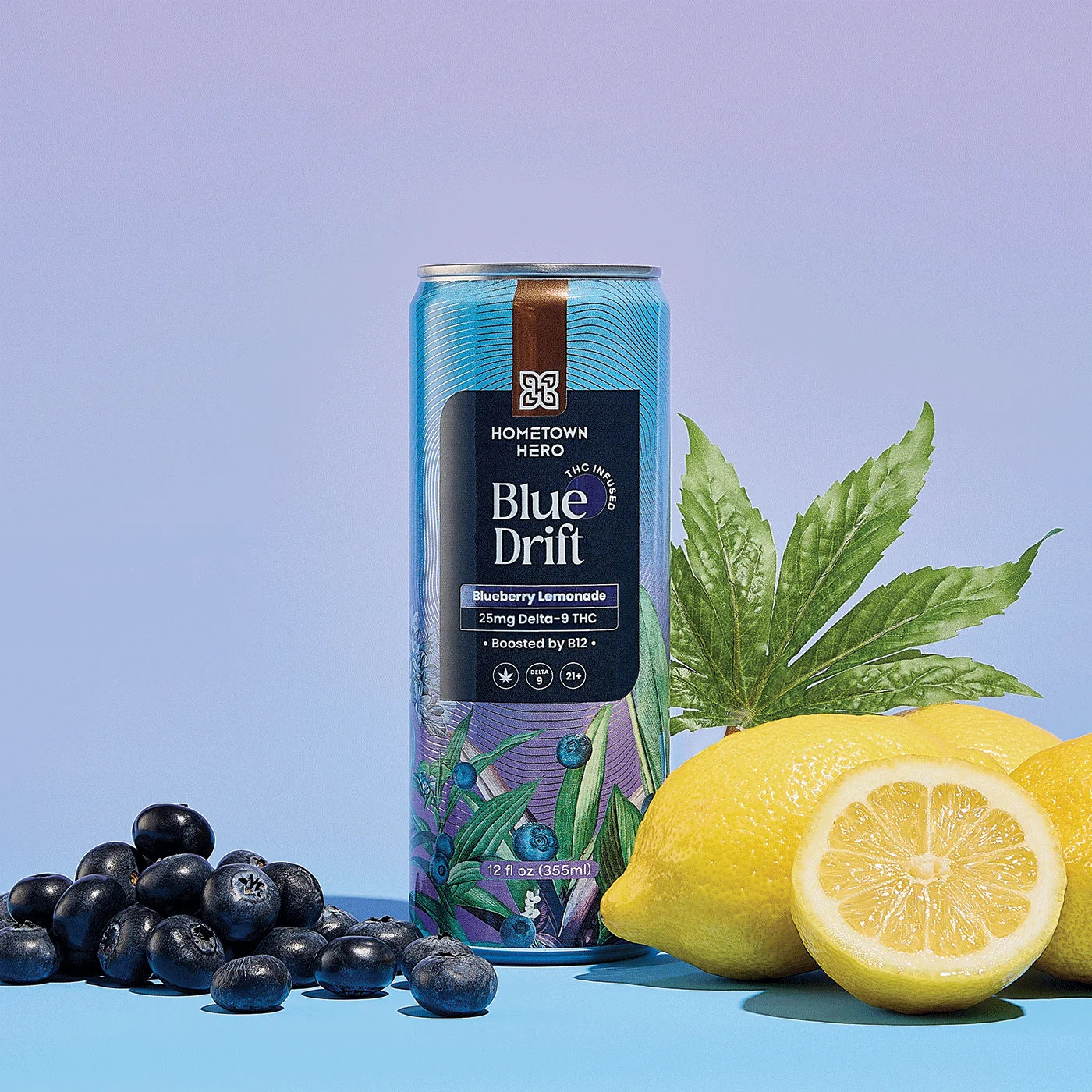 Shop Hometown Hero Blue Drift 25mg THC Lemonade Blueberry 12oz Shop Hometown Hero Blue Drift 25mg THC Lemonade Blueberry 12oz