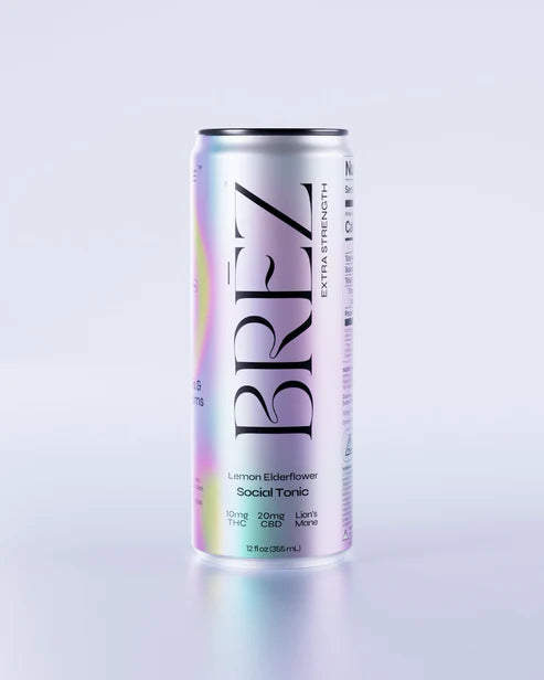 Shop BREZ OG Extra Strength Social Tonic 10mg THC 20mg CBD Lion's Mane