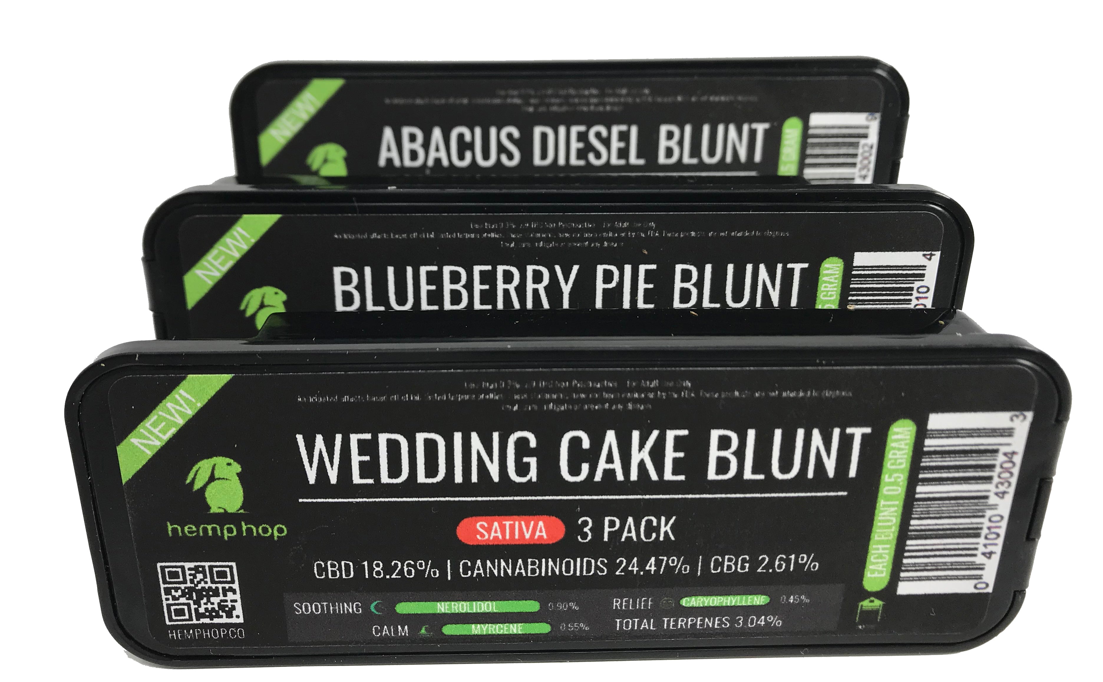 3-Pack Blunts, Top Shelf Marijuana