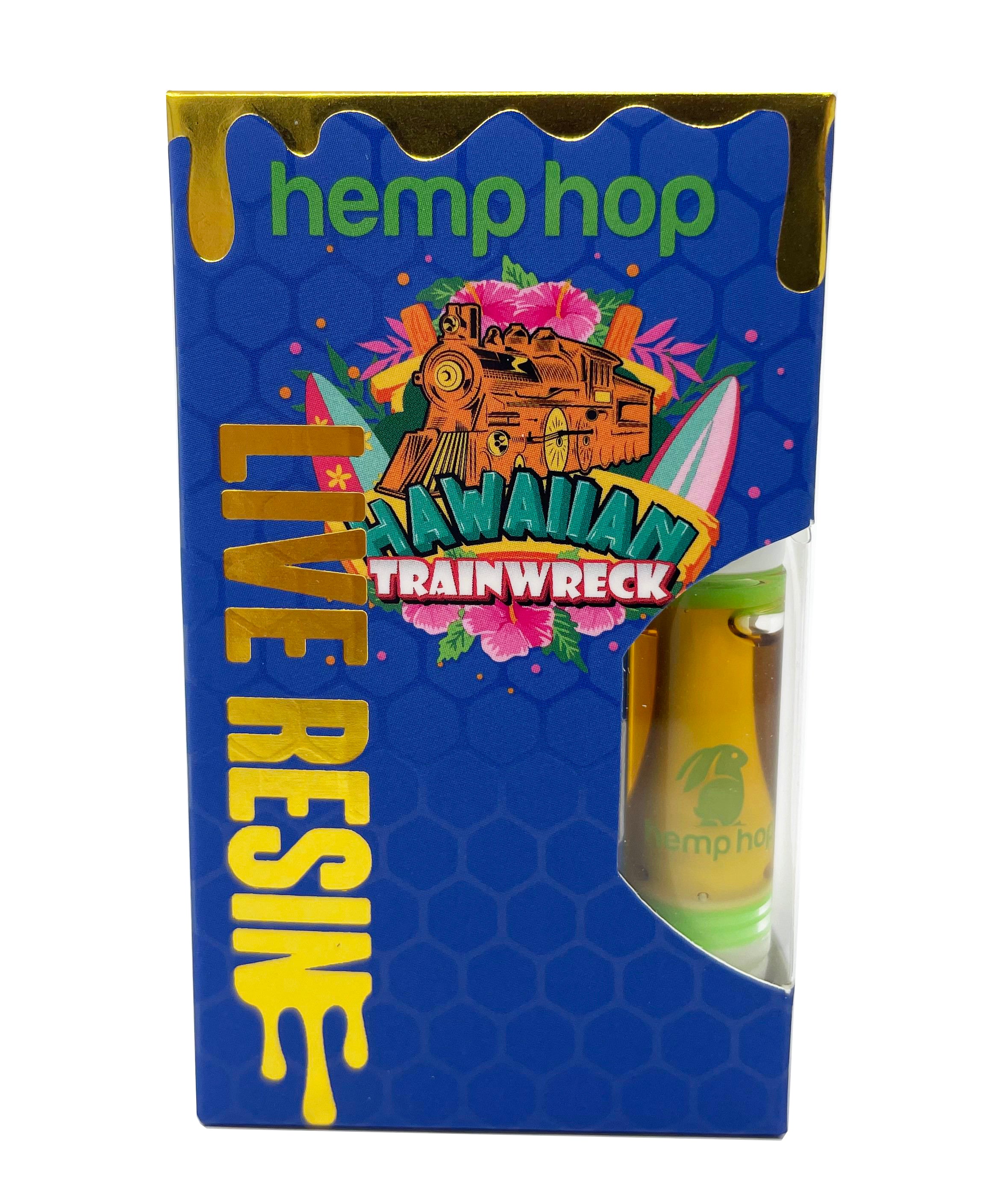 Buy Hawaiian Trainwreck Live Resin Vape Cartridge | Hemp Hop Buy Hawaiian Trainwreck Live Resin Vape Cartridge | Hemp Hop
