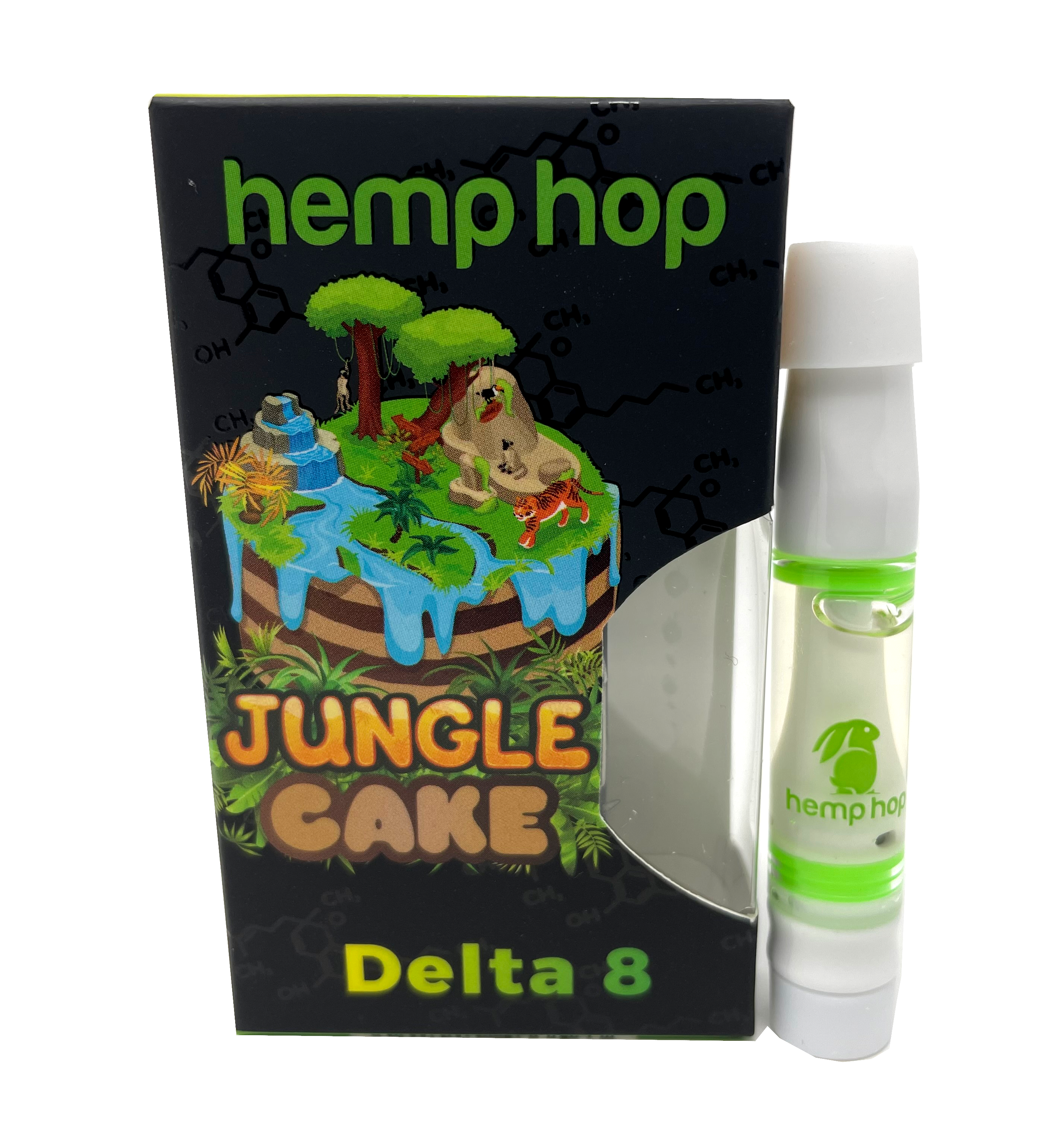 Jungle Cake Delta-8 Vape Cartridge | Delta 8 THC Vapes | Hemp Hop Jungle Cake Delta-8 Vape Cartridge | Delta 8 THC Vapes | Hemp Hop