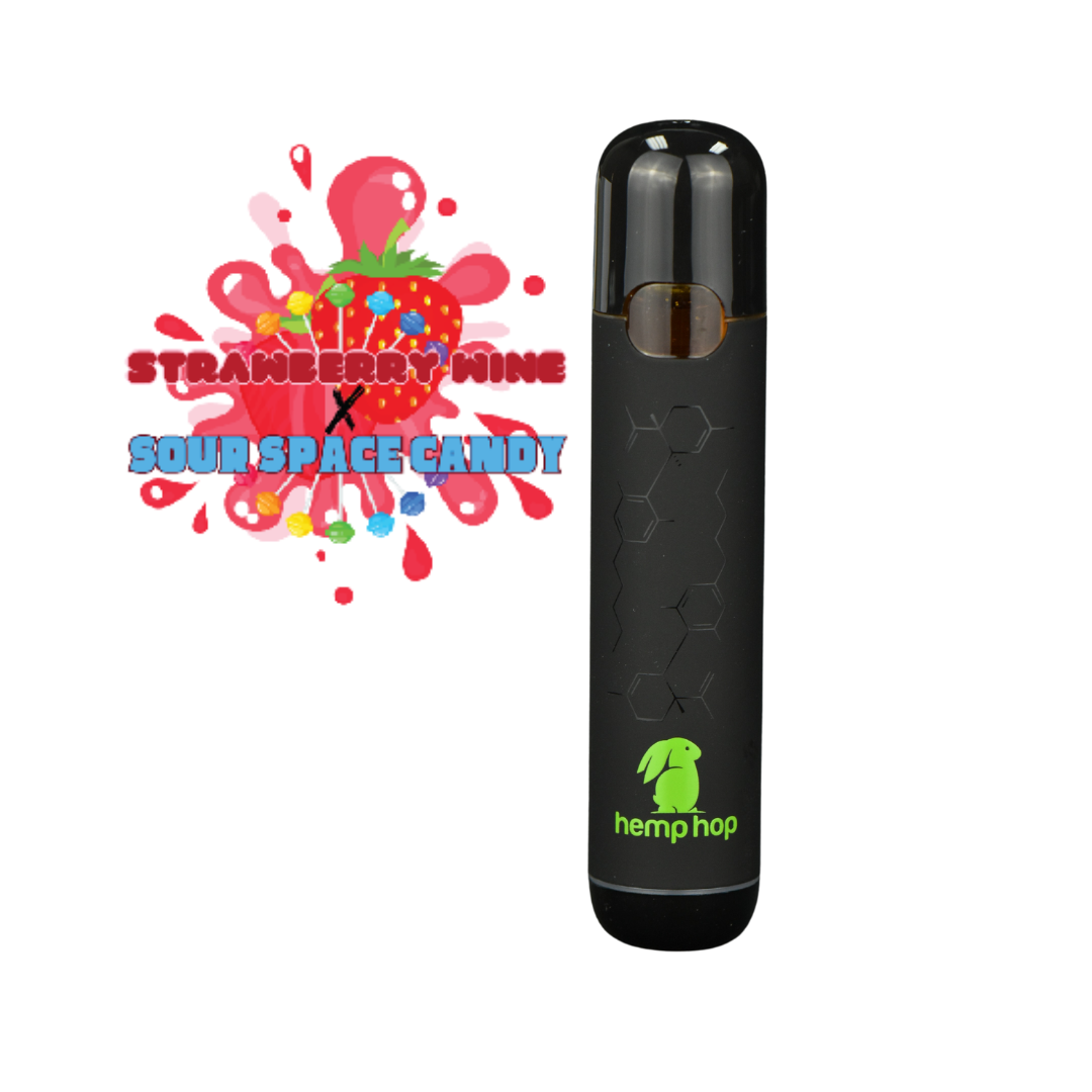 Strawberry Wine x Sour Space Candy Live Resin High THCa Disposable Vape