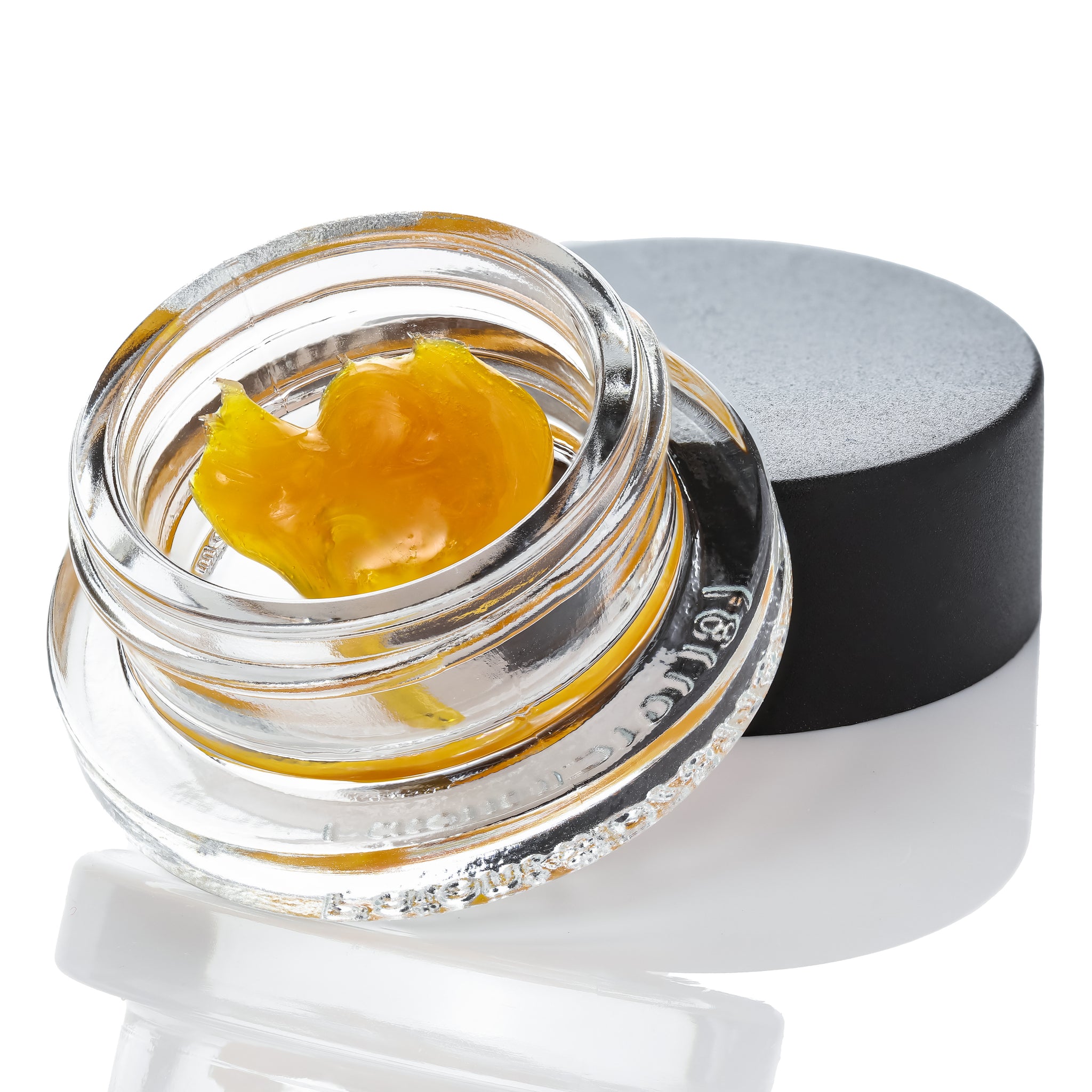 High Octane Grape High THCa Shatter verpakking en glanzend goudkleurig glasachtig concentraat