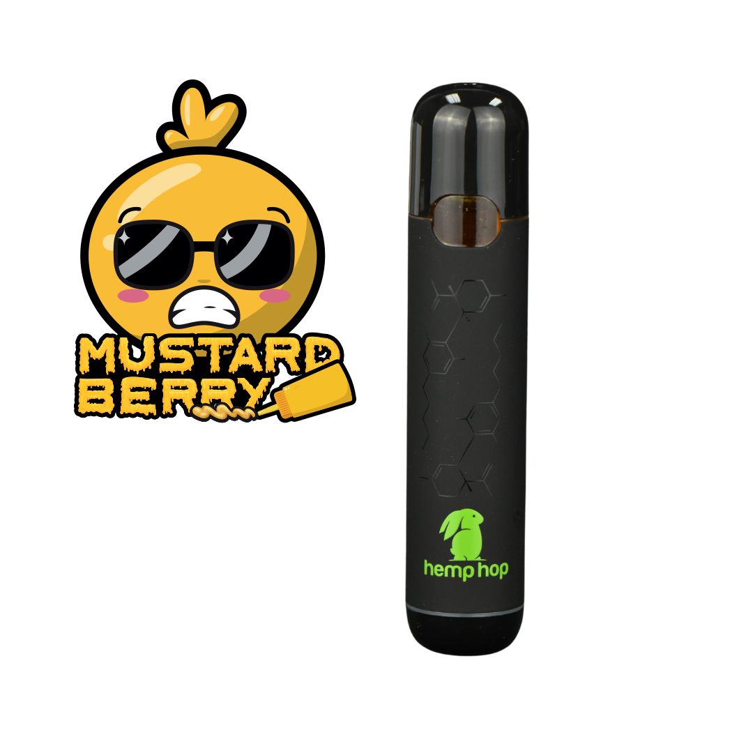 Mustard Berry Live Resin CBC Disposable Vape