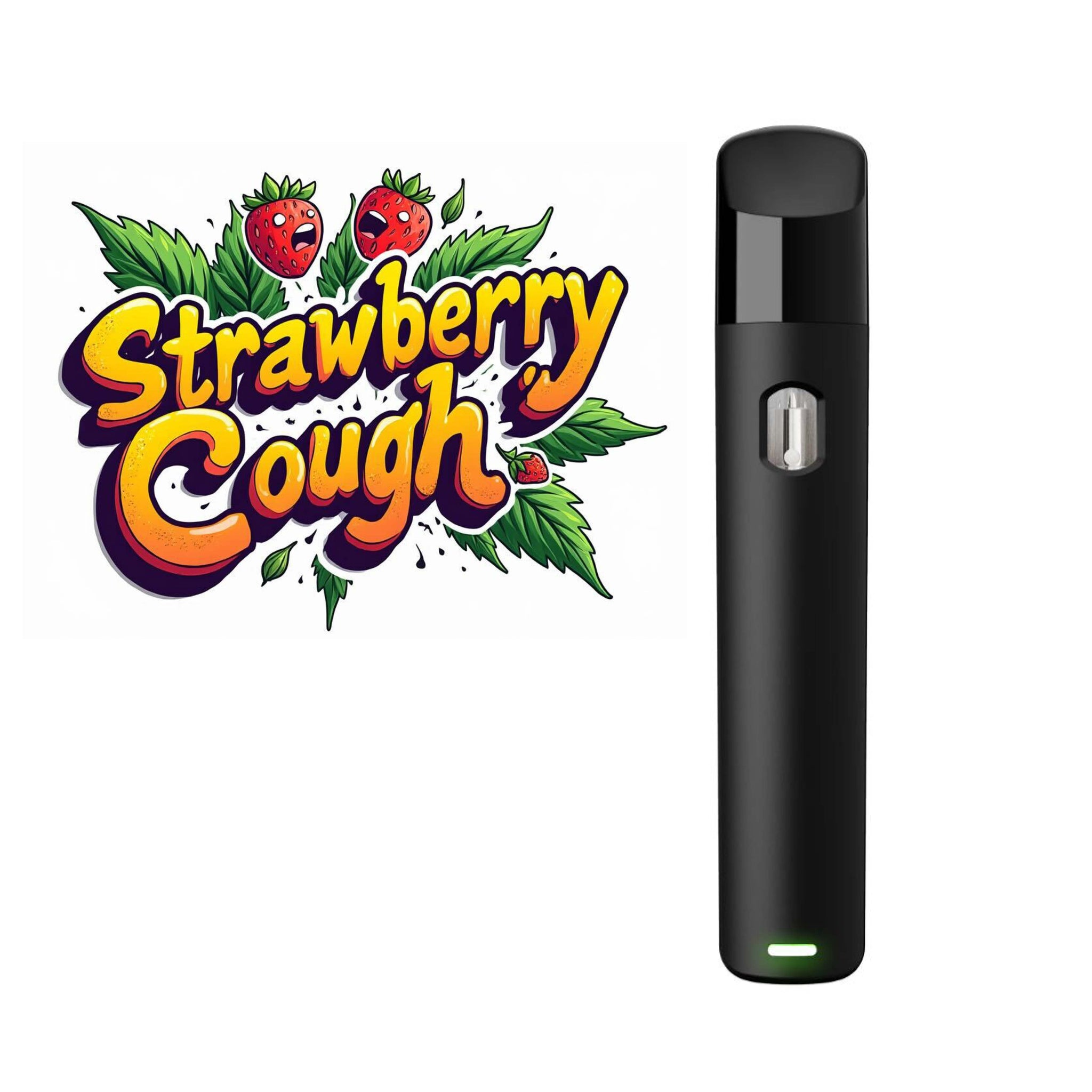 Strawberry Cough High THCa Live Resin Disposable Rechargeable Vape
