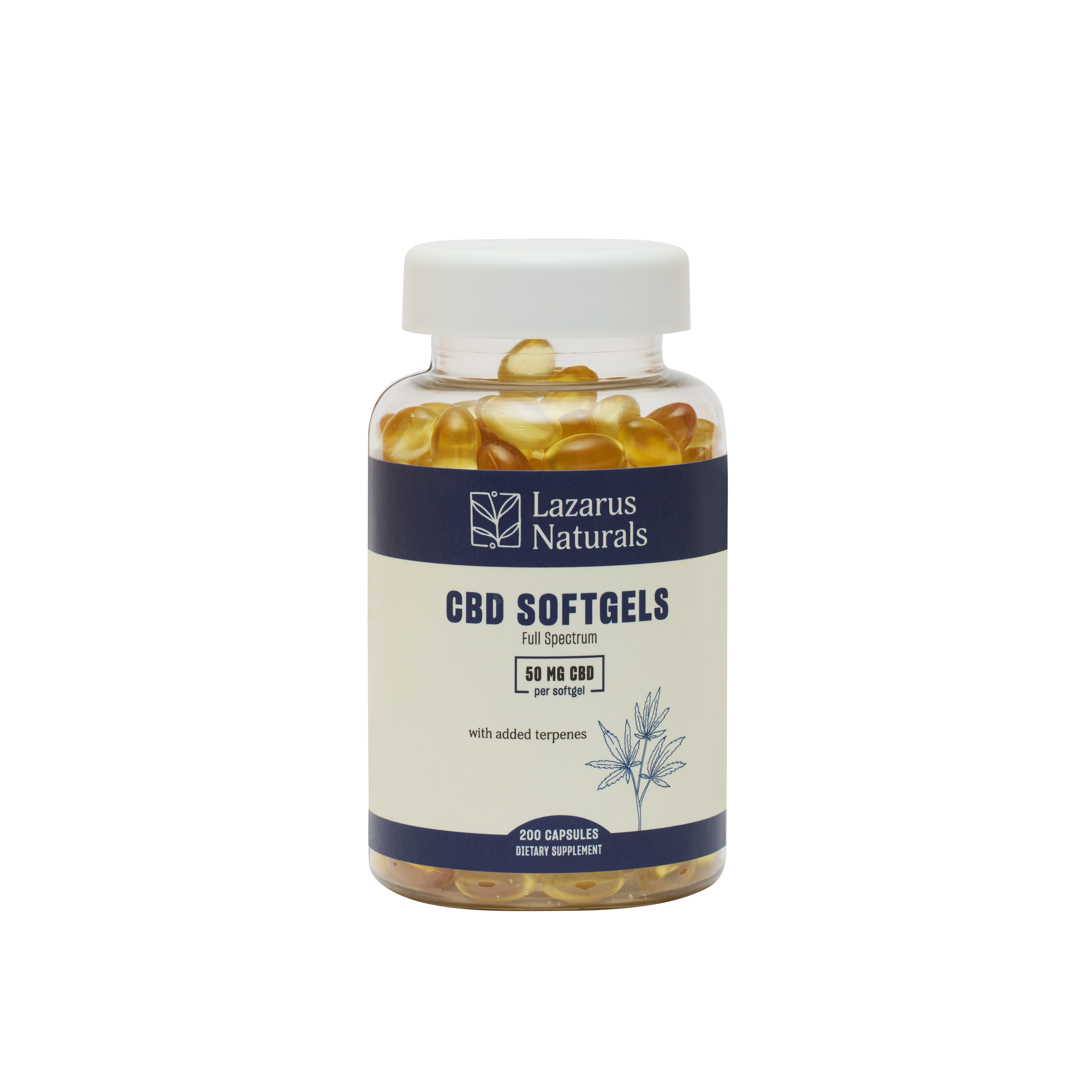 50mg CBD Full Spectrum Hemp Softgel Capsules