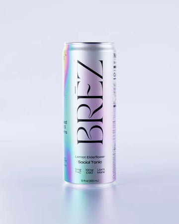 Shop BREZ OG Social Tonic – 5mg THC 10mg CBD + Lion's Mane (12Oz)