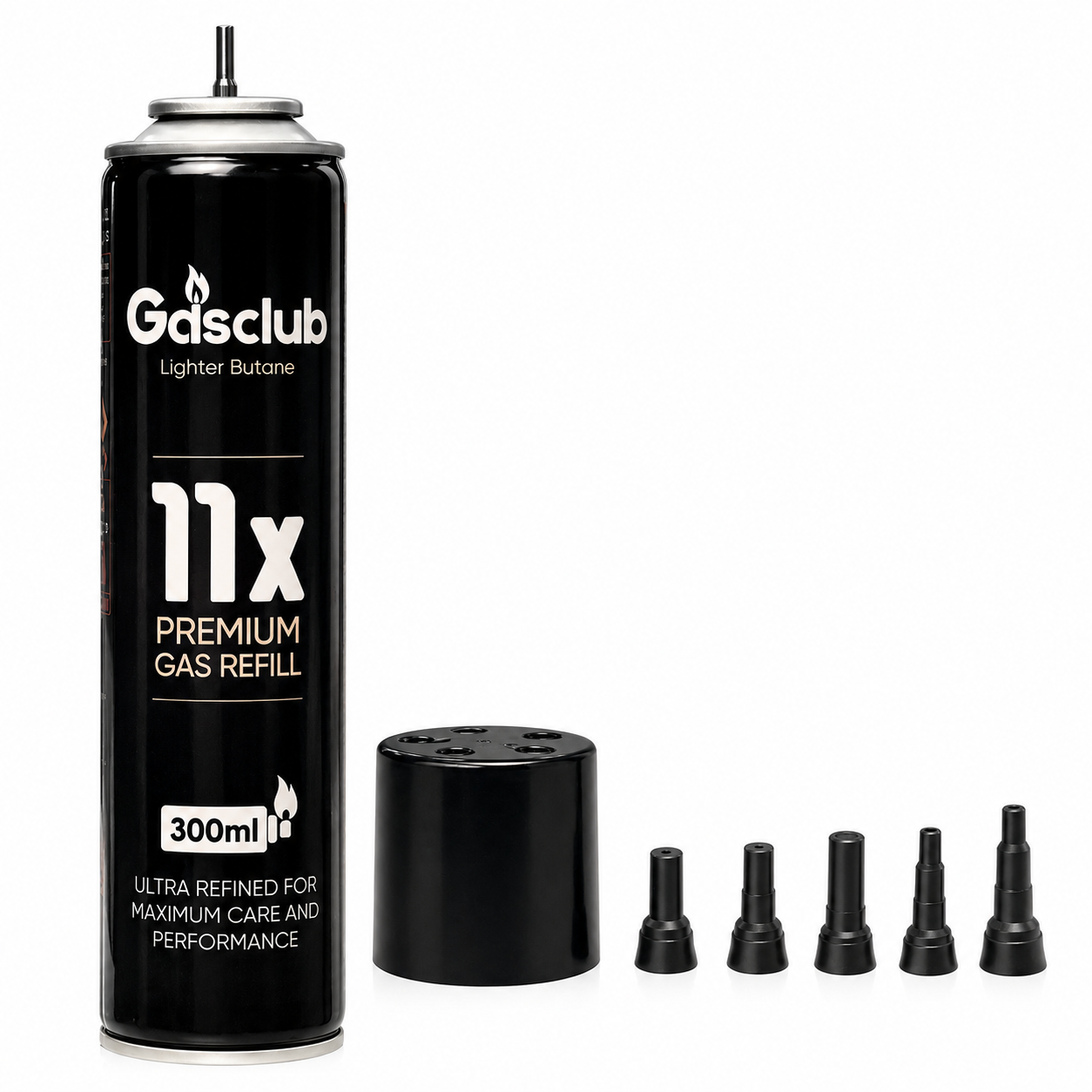 GasClub 11X Ultra Refined Butane Refill 300ml Premium Lighter Fluid