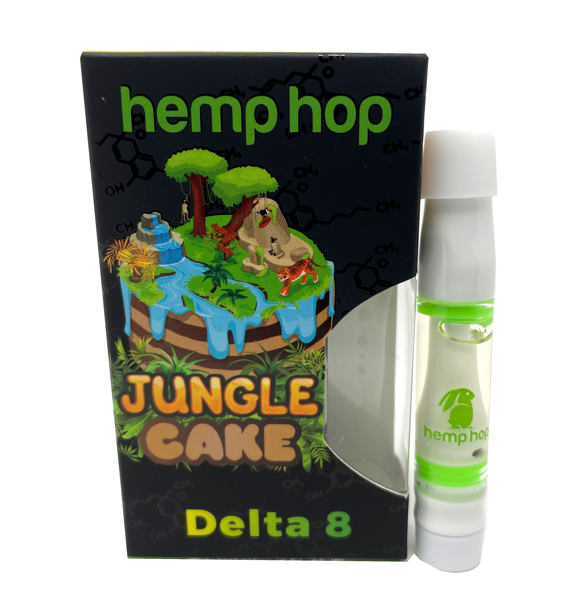 Jungle Cake Delta-8 Vape Cartridge | Delta 8 THC Vapes | Hemp Hop Jungle Cake Delta-8 Vape Cartridge | Delta 8 THC Vapes | Hemp Hop