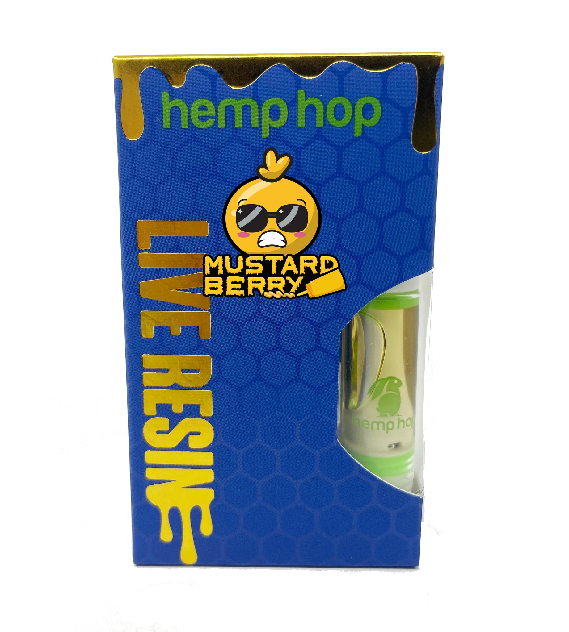 mustard berry live resin THC-O vape cartridge