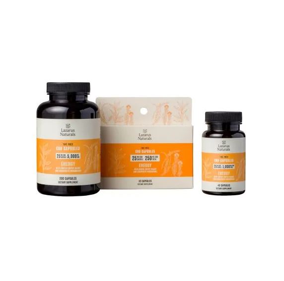 Energy Formula 25mg CBD Isolate Hemp Capsules