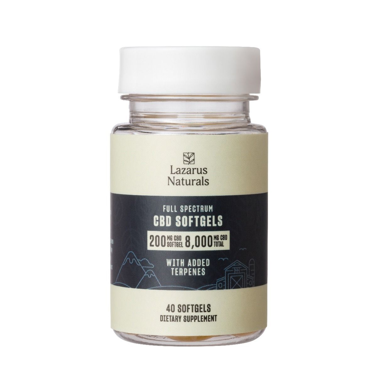 200mg CBD Full Spectrum Hemp Softgel Capsules